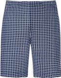 Mey Korte Broek Serie White Check Yacht Blue