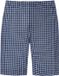 Mey Korte Broek Serie White Check Yacht Blue