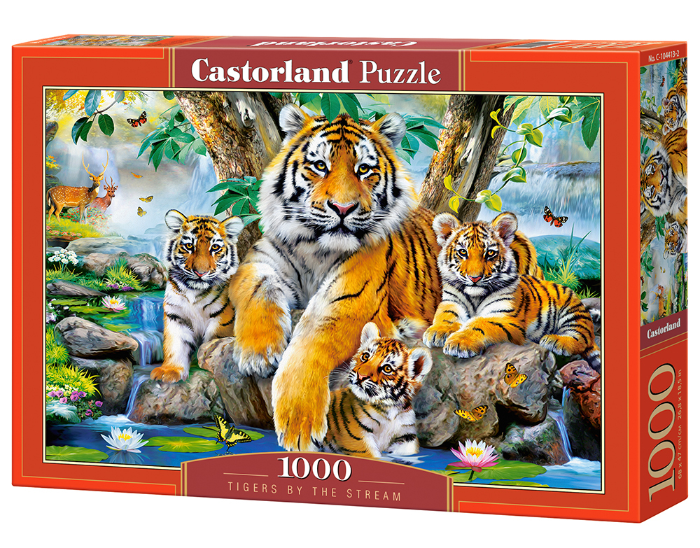 Castorland Tigers by the Stream 1000 stukjes