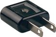 Bachmann Prise américaine plate noire 2 broches