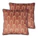 furn. Blauweregen veren gevulde kussens Twin Pack