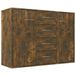 VidaXL Dressoir 88x30x65 cm bewerkt hout gerookt eikenkleurig