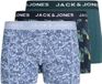 JACK&JONES Garçon Jake Lemon Trunks 3 Pack - Navy Blazer - Imprimé animal - Coton/Élasthanne - Taille 176