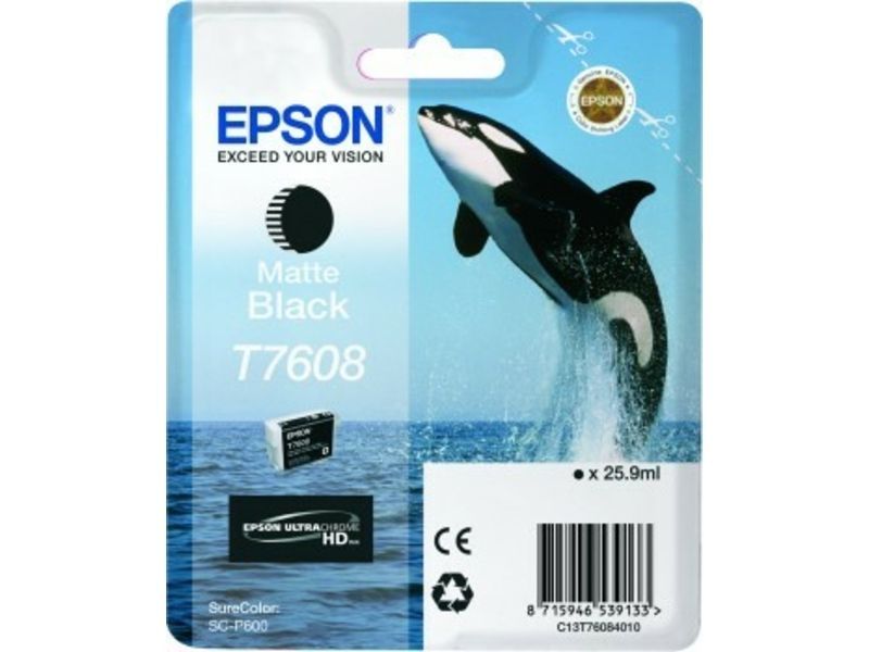 Epson Inktcartridge C13T76084010 Mat-zwart