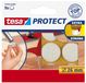 Tesa Protecteurs de surface, feutre autocollant anti-rayures rond 26 mm de diamètre, blanc (9 tampons)