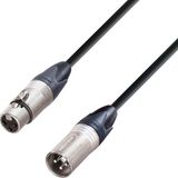 Adam Hall K5MMF0150 audio kabel 1,5 m XLR (3-pin) Zwart