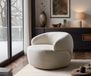 Nova Fauteuil lounge Nova 88 x 88 cm Bouclé Beige Doux
