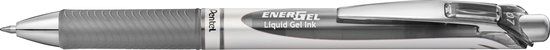 Pentel EnerGel BL77 gelpen - 0,7 mm, grijs
