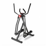Air Walker Trainer - Crosstrainer voor fitness met lage impact voor cardio-training thuis, inklapbare hometrainer met lcd-display, robuust staal, gereedschap voor afslanken en versteviging
