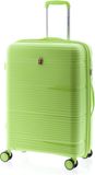 Gladiator Bionic Middelgrote Koffer - 65 cm - 65/80 liter - Expandable - TSA slot - Eco Friendly Recyclebaar PP - Lichtgroen