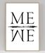 Handmade Stukk Me We Handmade Leadership poster met positieve gedachten, A0, 841 x 1189 mm