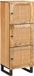vidaXL Highboard Bruin 40 x 33 x 110 cm Massief Mango Hout