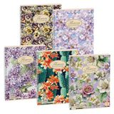 Pigna Nature Flowers schriften, 5 stuks