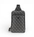 GUESS Sac bandoulière Milano Crossover Dark Black Noir