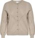 ONLY CARMAKOMA CARPRINCESS LS O-NECK CARDI NOOS Cardigan Dames Mocha Meringue