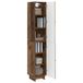 vidaXL Armoire Ensemble 2 pièces Vieux bois Bois sculpté