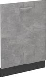 Vicco R-Line Vaatwasserfrontpaneel – 60 cm zonder werkblad Beton
