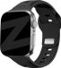 Strap-it Bandz Siliconen bandje 'Outdoor' - Zwart - Geschikt voor Apple Watch 38/40/41/42mm