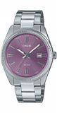 Casio Collection MTP-1302PD-6AVEF Herenhorloge - Zilverkleurig - Paars - 39 mm