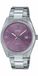 Casio Collection MTP-1302PD-6AVEF Herenhorloge - Zilverkleurig - Paars - 39 mm