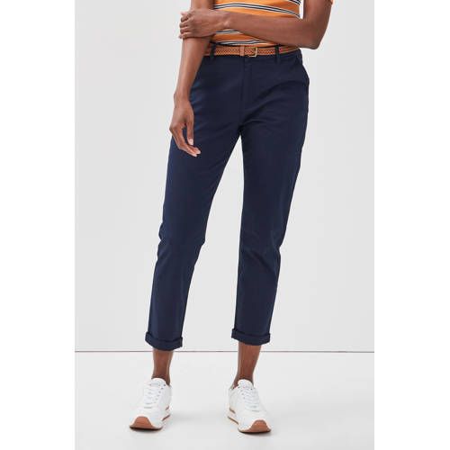 Cache Cache 7/8 chinobroek slim fit donkerblauw