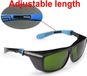 Lunettes de sécurité laser IPL (200-2000 nm) pour épilation laser - Lunettes de protection oculaire pour utilisateurs de lumière LED infrarouge rouge - Lunettes de protection UV pour thérapie esthétique