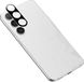 Muvit Schokbestendig Tempered Glass Camera Cover Geschikt voor Samsung Galaxy S23 / S23 Plus, Doorzichtig zwart