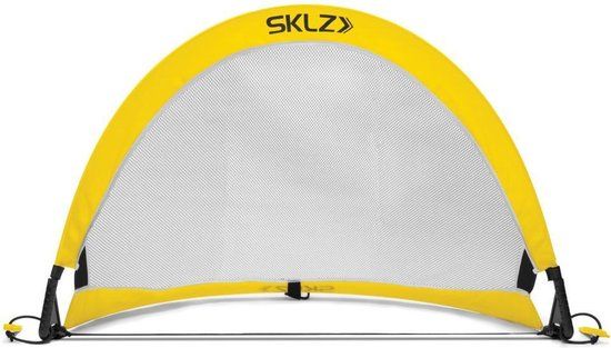 SKLZ Playmaker Soccer Goal Set - Pop-Up Voetbaldoelen - 2 stuks - Geel/Zwart