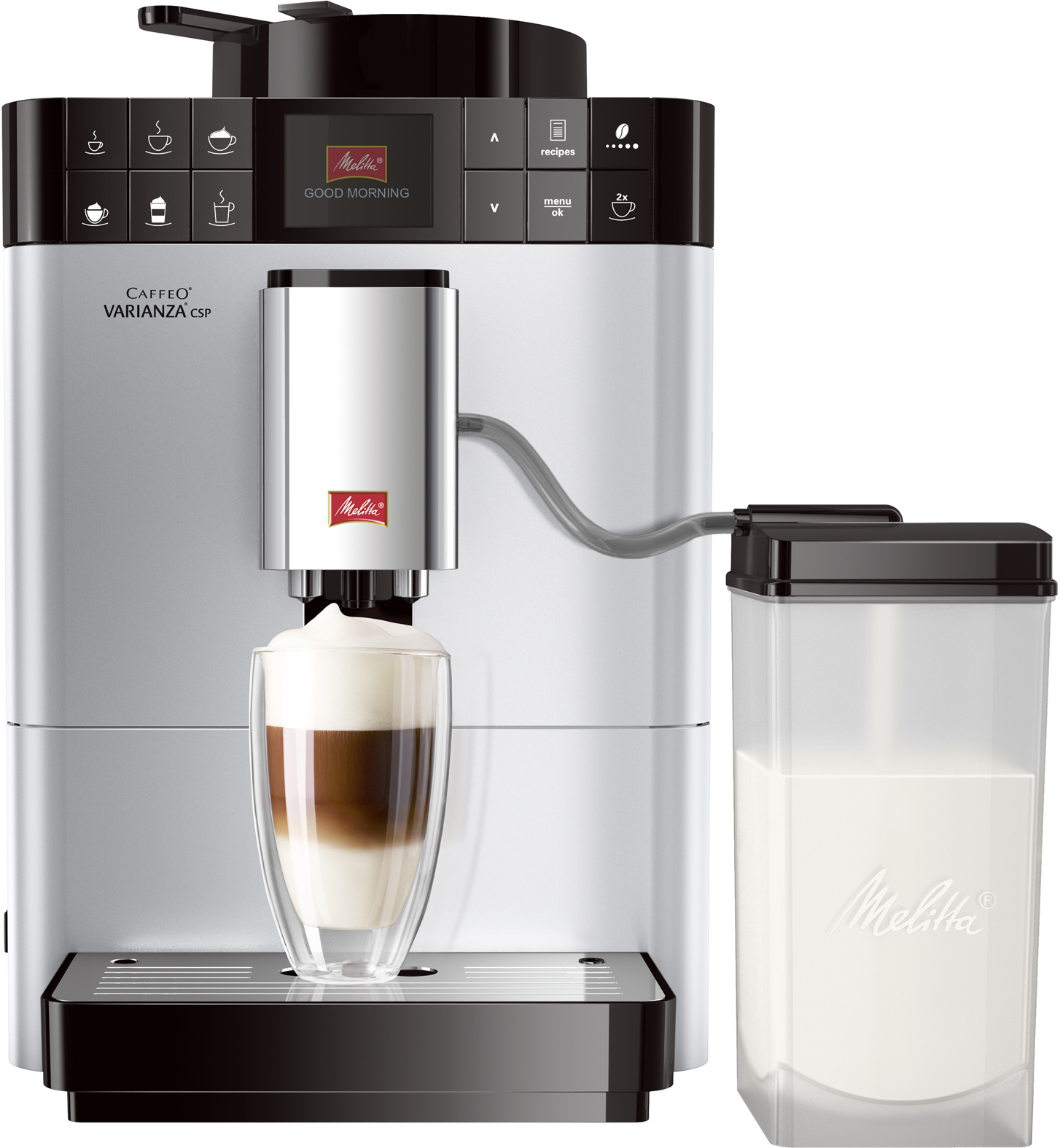 Melitta CAFFEO VARIANZA CSP SILVER Volautomatische espressomachine F570-101