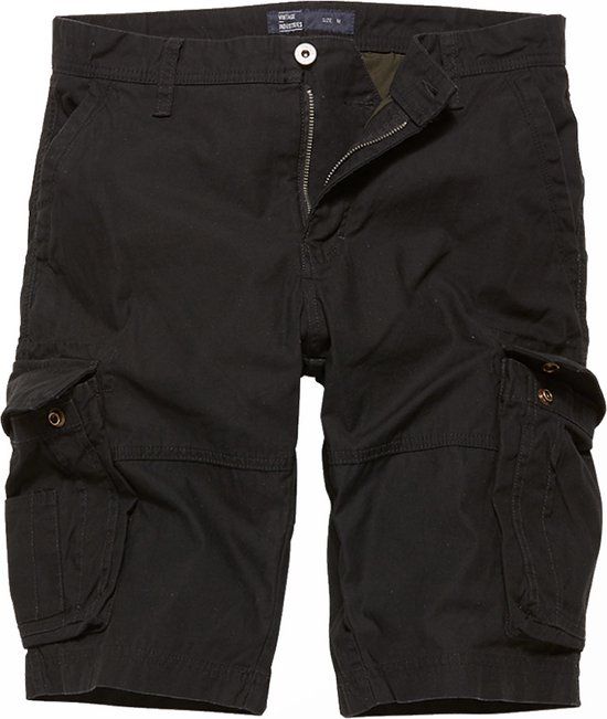 Vintage Industries Shorts - Rowing Short - Mannen - Zwart - XXL