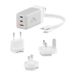 ALOGIC WCM3X67G chargeur pour appareil mobile smartphone, tablette gris, blanc AC intérieur