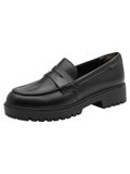 Tamaris Dames Instappers 1-24752-47 003 Zwart Leer/Synthetisch Maat 36
