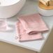 W washand basic lichtroze (set van 2) (15x20 cm)