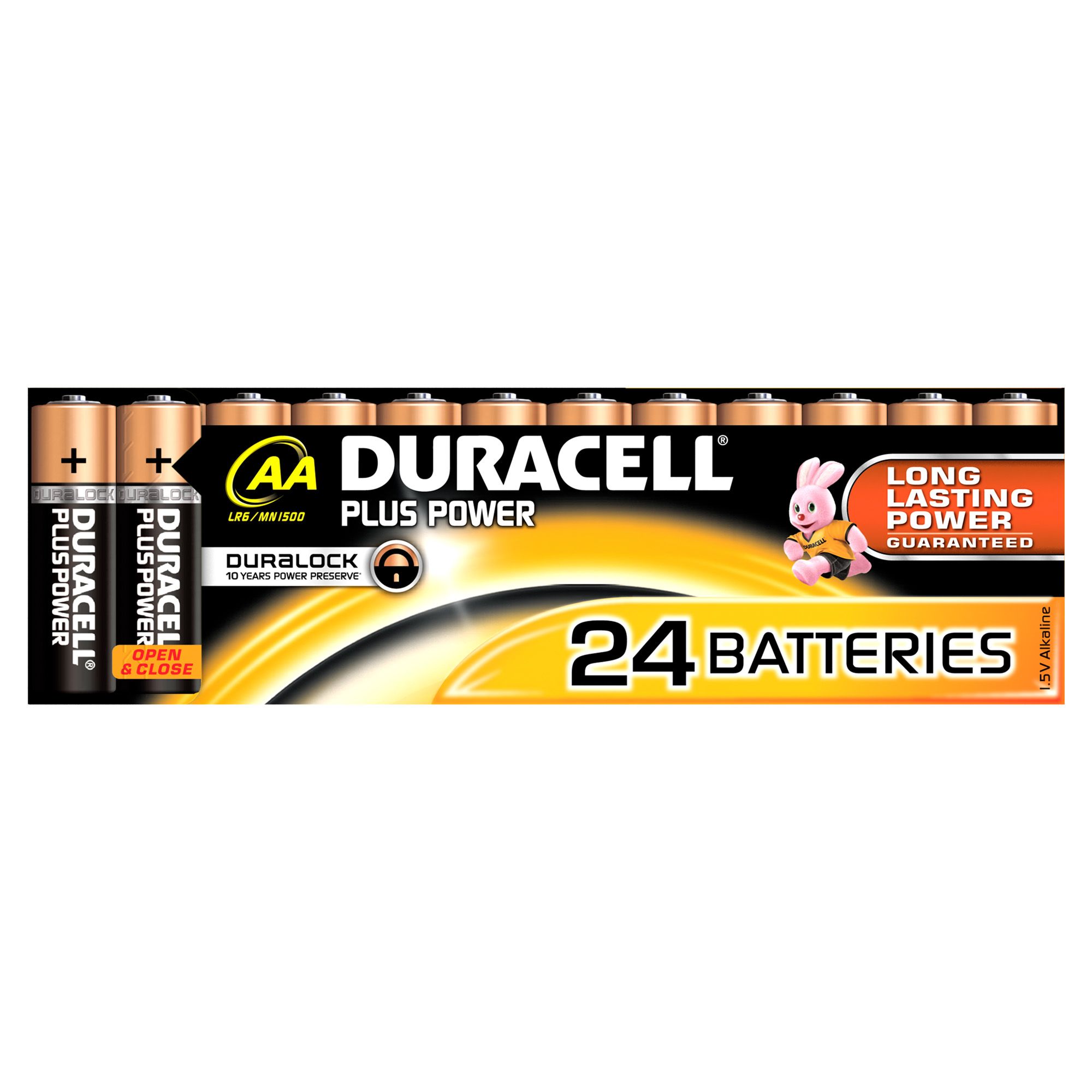 Duracell Plus Power AA Alkaline Batterijen 24 stuks