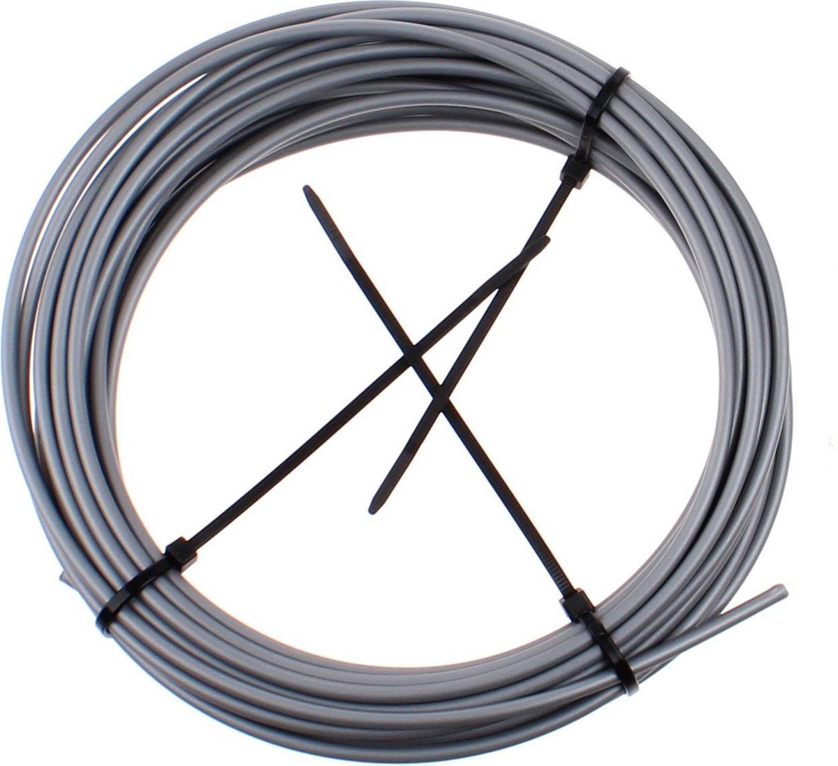 Elvedes schakelbuitenkabel 10 m x 4,2 mm zilver