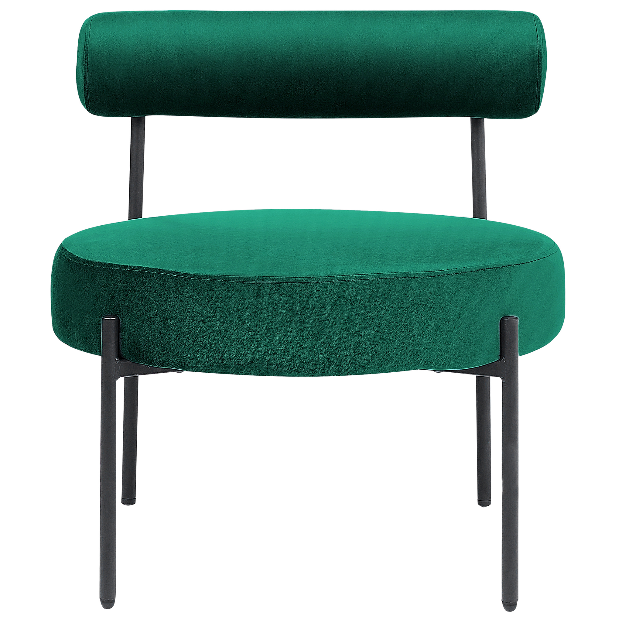 BELIANI Beliani ALPHA - Fauteuil - Smaragdgroen - Fluweel