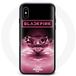 Maniacase Hoesje voor iPhone XS Max Behang diamante Blackpink Kpop Logo Roze