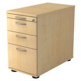 hjh OFFICE PRO Ladeblok - 2 Lades - Esdoorn - 42,8 x 80 x 72-76 cm - Signa Sc40 BM