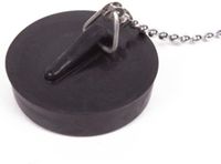 Benson Afvoerstop / gootsteen dop / gootsteenstopper - 44 mm - met RVS ketting 30 cm