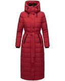 NAVAHOO Wintermantel rood / zwart