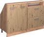 Vicco R-Line Keukenkast voor schuine wand – 120 cm Set van 2 Artisanaal eiken/Goudkraft eiken