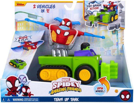 Spidey and His Amazing Friends - Feature Vehicle Team Up Tank