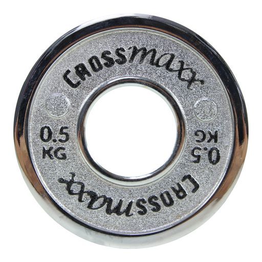 Crossmaxx® Calibrated Plate - 0.5 kg - Silver - Bumper Plate