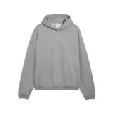 PUMA Fundamentals fleece relaxte basketbalhoodie voor heren XS, Medium Gray Heather
