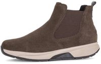 Gabor Rolling Soft art. 0804.02.007 bruin suede enkellaars met rits