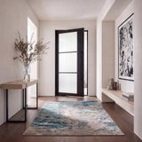 Safavieh Modern Chic MAD440 tapijt voor binnenruimtes, rechthoekig, gevlochten, blauw/grijs, 122 x 183 cm, voor woonkamer, slaapkamer of elk interieur