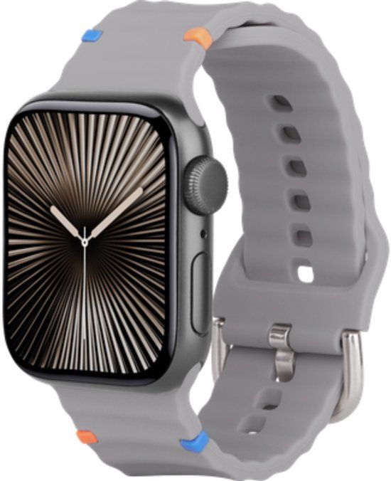 Just in Case Activeflex Apple Watch Bandje (38/40/41/42 mm) - Grijs