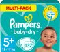 Pampers Baby-Dry Luiers - Maat 5+ (12-17 kg) - 132 stuks