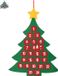 Fiestas Guirca Calendrier de l'Avent Sapin de Noël 55 x 70 cm