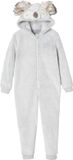 Vertbaudet Pyjama en velours pour fille koala chiné gris clair